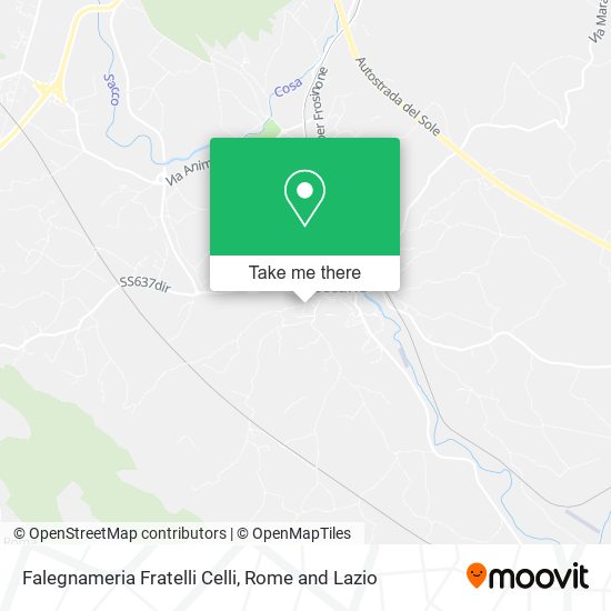 Falegnameria Fratelli Celli map