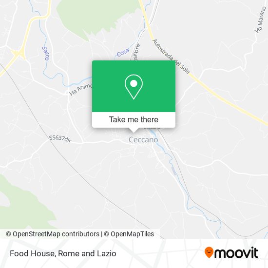 Food House map