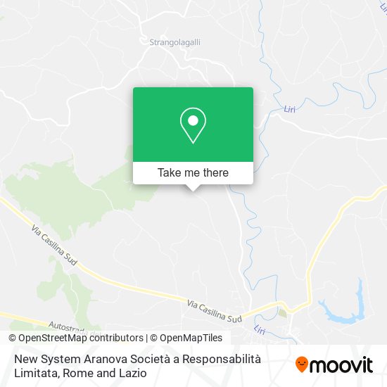 New System Aranova Società a Responsabilità Limitata map