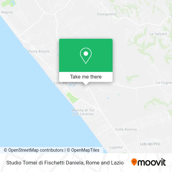 Tomei Studio by Fischetti Daniela map