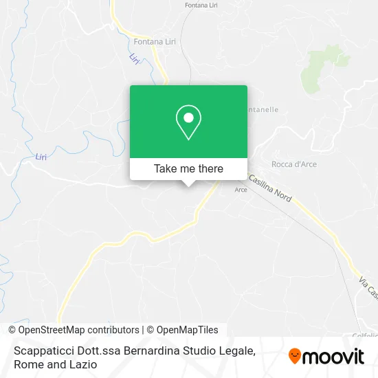 Scappaticci Dr. Bernardina Legal Studio map