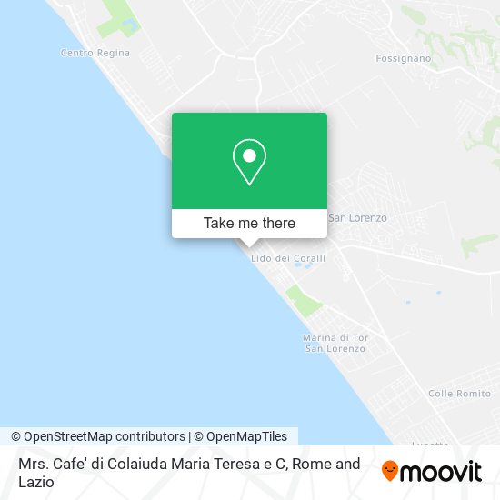 Mrs. Cafe' di Colaiuda Maria Teresa e C map