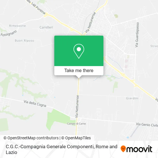 C.G.C.-Compagnia Generale Componenti map