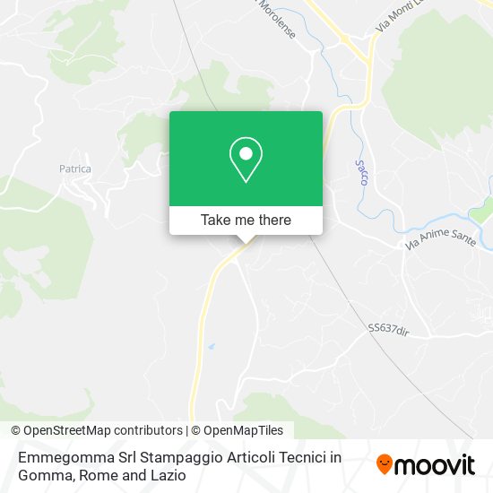 Emmegomma Srl Stampaggio Articoli Tecnici in Gomma map