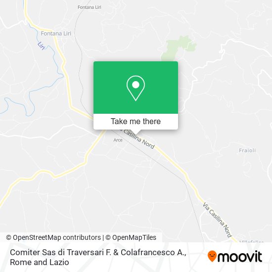 Comiter Sas di Traversari F. & Colafrancesco A. map