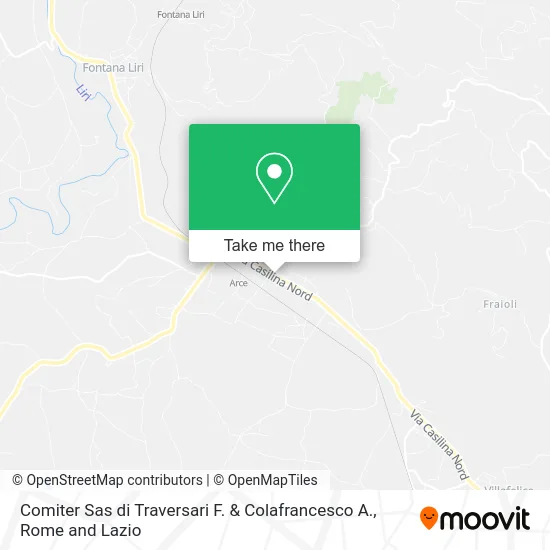 Comiter SAS by Traversari F. & Colafrancesco A. map