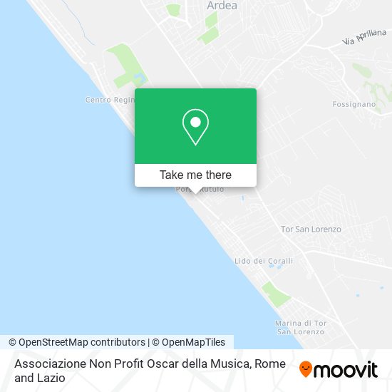 Associazione Non Profit Oscar della Musica map