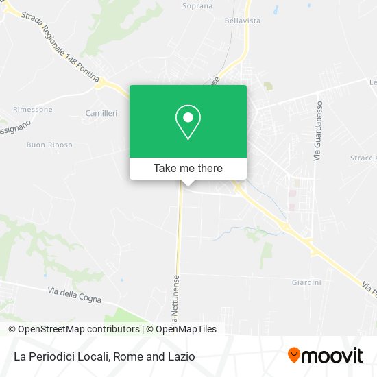 La Periodici Locali map