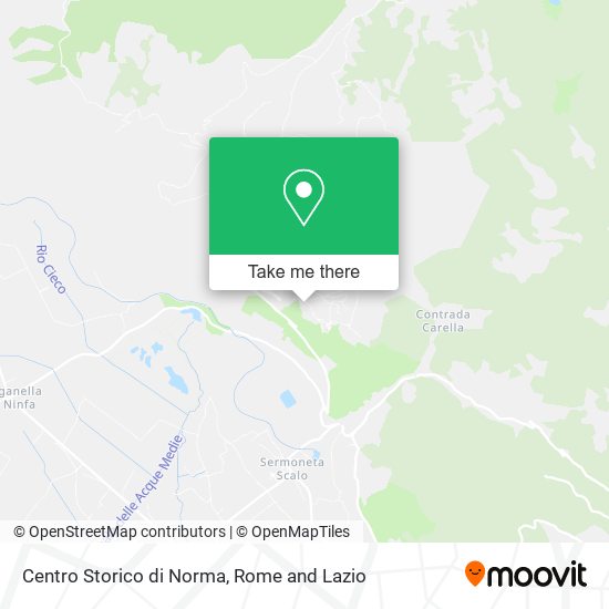 Centro Storico di Norma map