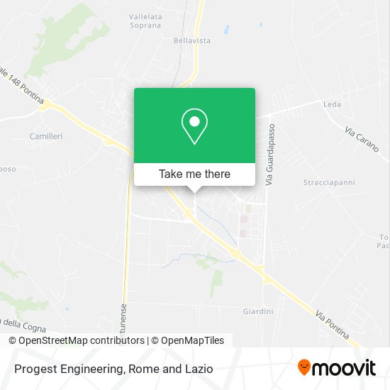 Progest Engineering map