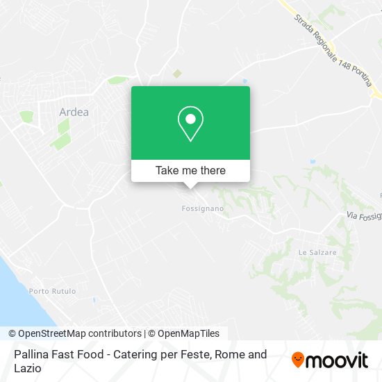 Pallina Fast Food - Catering per Feste map