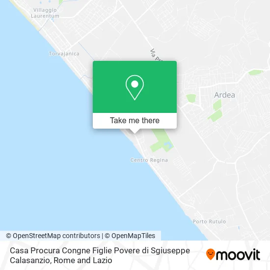 Casa Procura Congne Figlie Povere di Sgiuseppe Calasanzio map