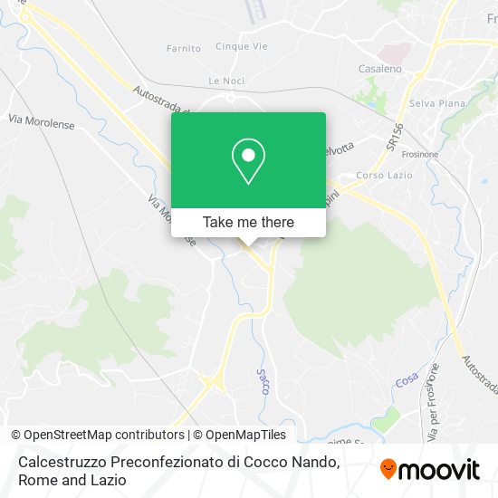 Calcestruzzo Preconfezionato di Cocco Nando map