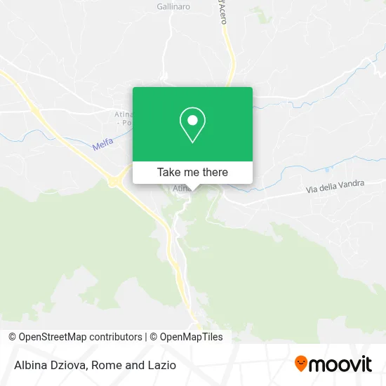 Albina Dziova map