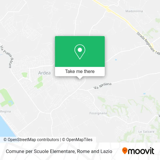 Comune per Scuole Elementare map