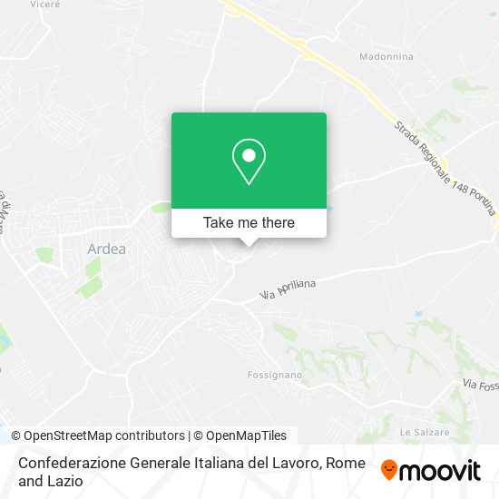 Confederazione Generale Italiana del Lavoro map