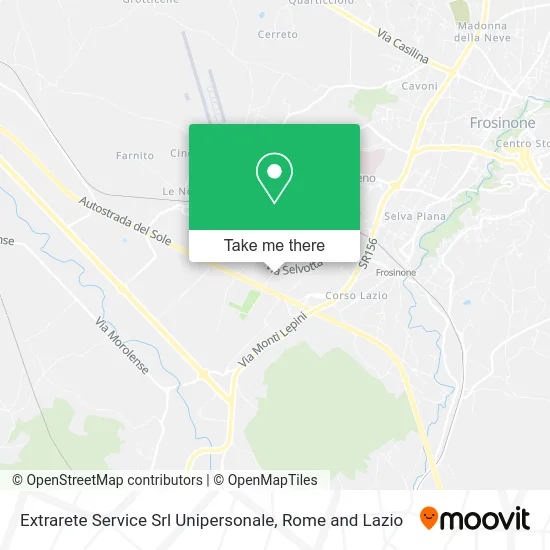 Extrarete Service Srl Unipersonal map