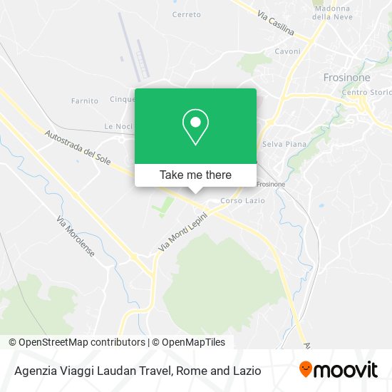 Agenzia Viaggi Laudan Travel map