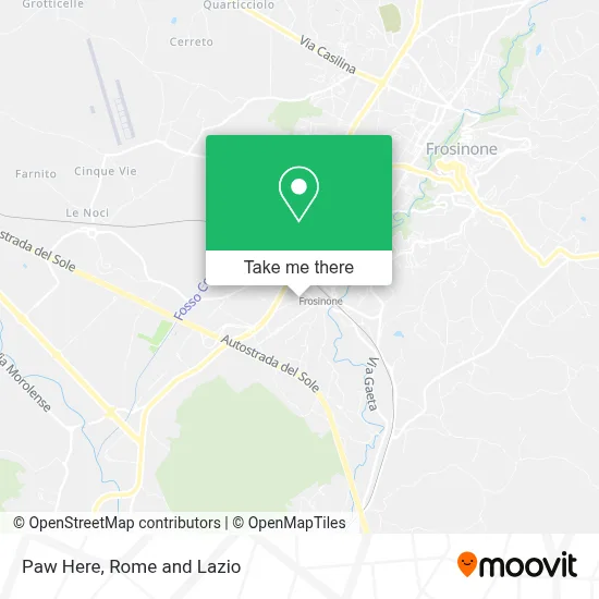 Paw Here map