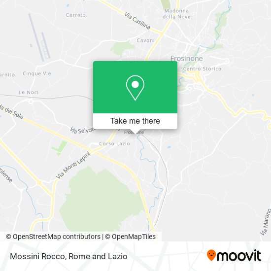 Mossini Rocco map