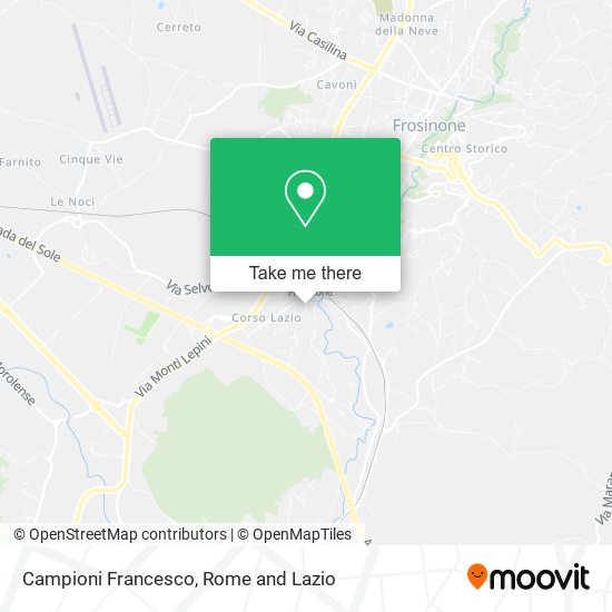 Campioni Francesco map