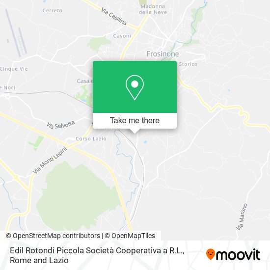 Edil Rotondi Piccola Società Cooperativa a R.L. map
