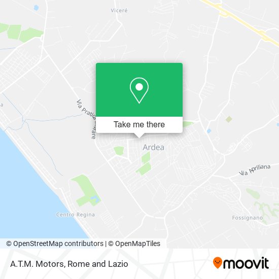 A.T.M. Motors map