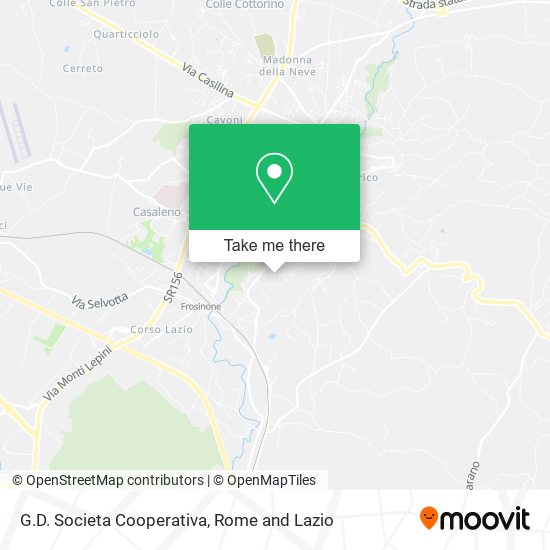 G.D. Societa Cooperativa map