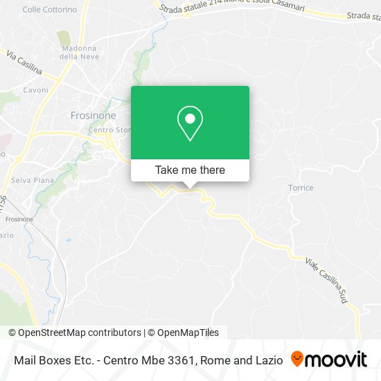 Mail Boxes Etc. - Centro Mbe 3361 map