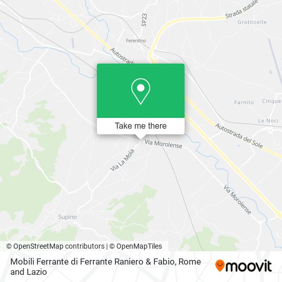 Mobili Ferrante di Ferrante Raniero & Fabio map