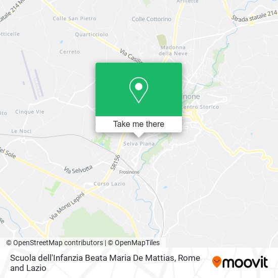 Scuola dell'Infanzia Beata Maria De Mattias map