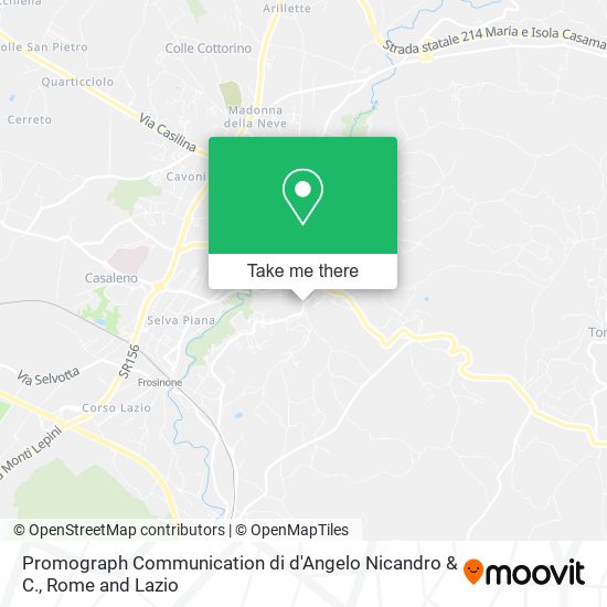 Promograph Communication di d'Angelo Nicandro & C. map