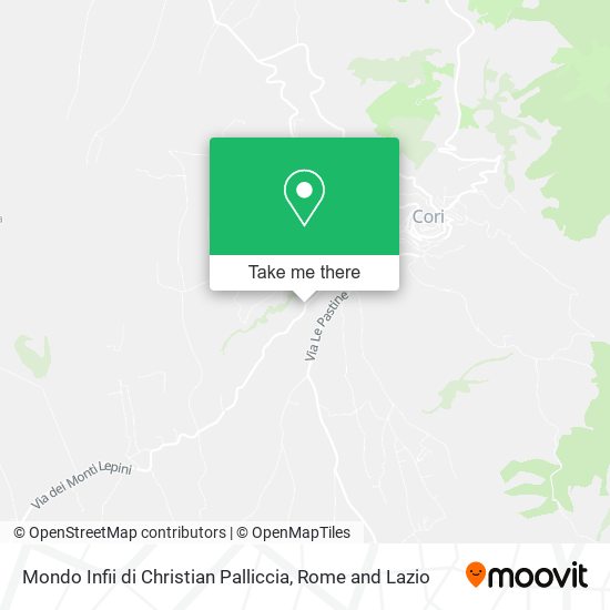 Mondo Infii di Christian Palliccia map