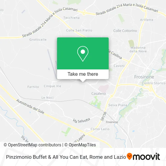 Pinzimonio Buffet & All You Can Eat map