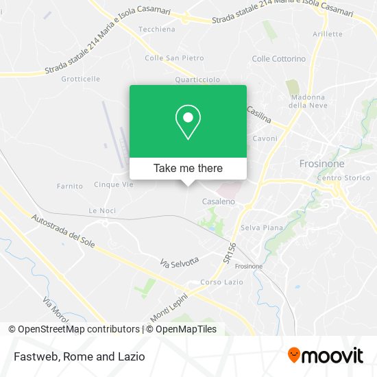 Fastweb map