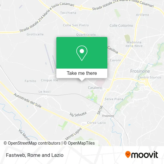 Fastweb map