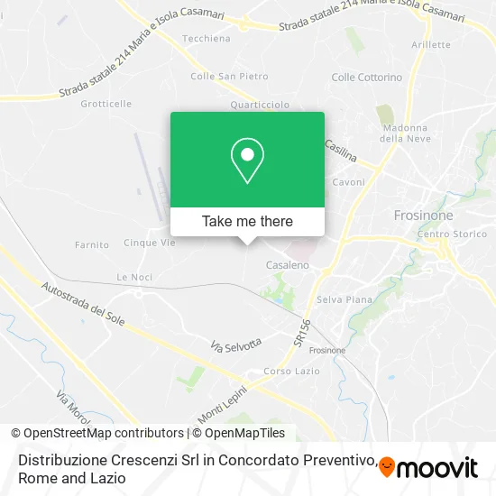 Distribuzione Crescenzi Srl in Concordato Preventivo map