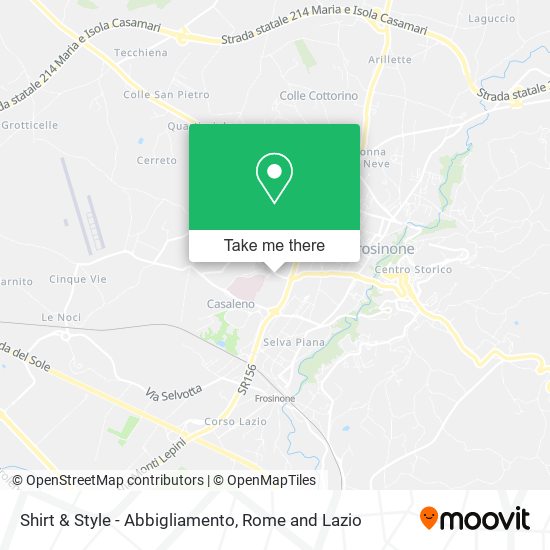 Shirt & Style - Abbigliamento map