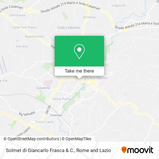 Solmet di Giancarlo Frasca & C. map