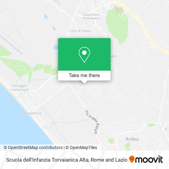 Scuola dell'Infanzia Torvaianica Alta map
