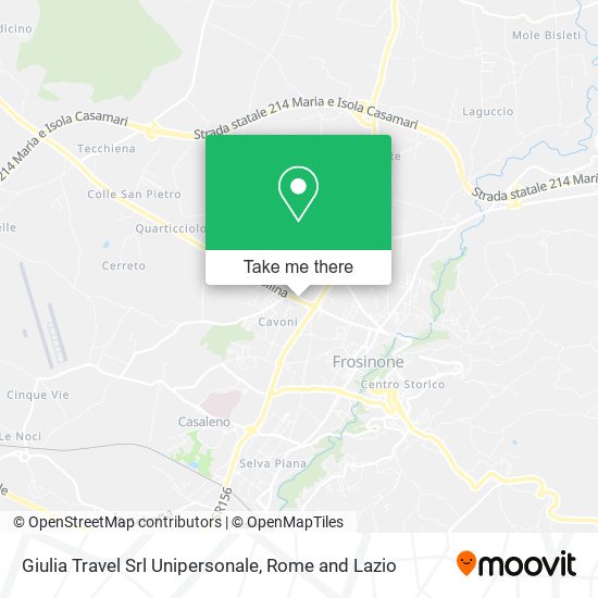 Giulia Travel Srl Unipersonale map
