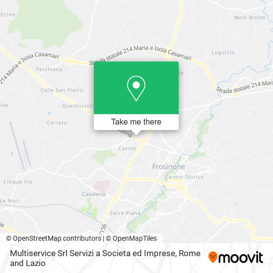 Multiservice Srl Servizi a Societa ed Imprese map