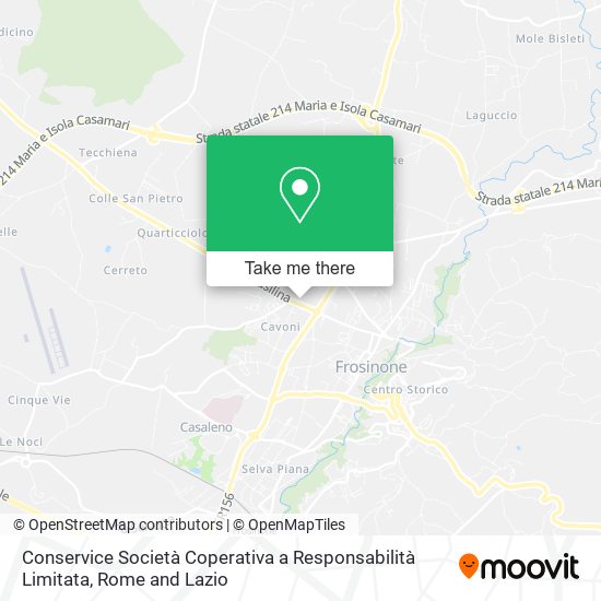Conservice Società Coperativa a Responsabilità Limitata map