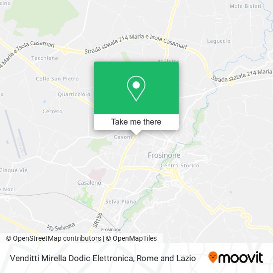 Venditti Mirella Dodic Elettronica map
