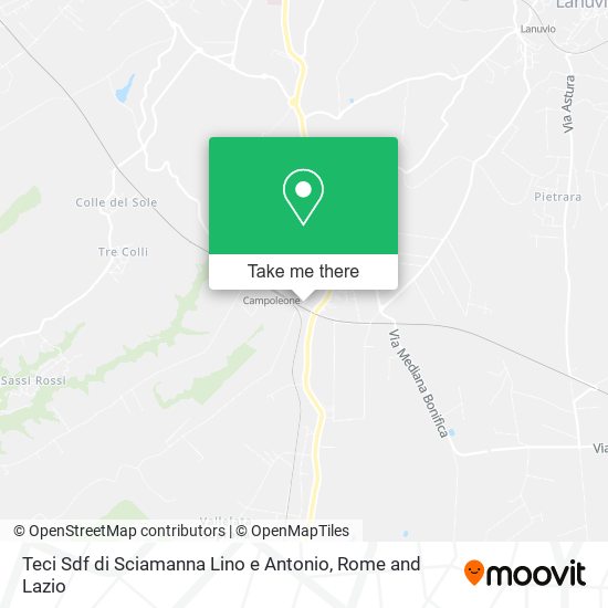 Teci Sdf di Sciamanna Lino e Antonio map