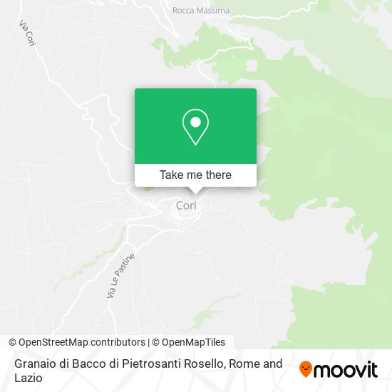 Granaio di Bacco di Pietrosanti Rosello map