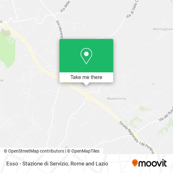 Esso - Stazione di Servizio map