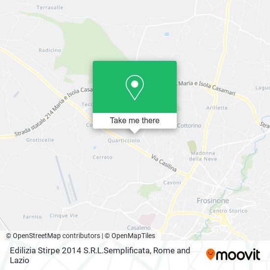 Edilizia Stirpe 2014 S.R.L.Semplificata map