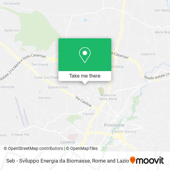 Seb - Sviluppo Energia da Biomasse map