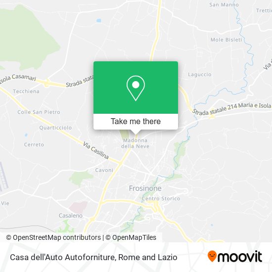 Casa dell'Auto Autoforniture map